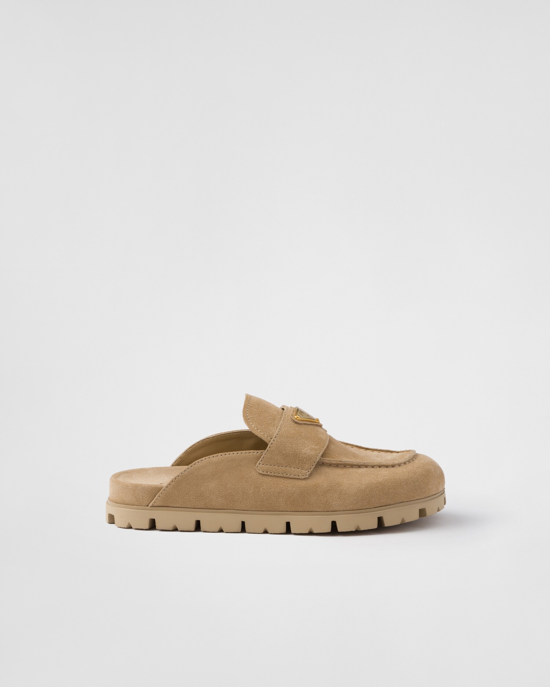 PRA SABOTS MULES BLACK SUEDE