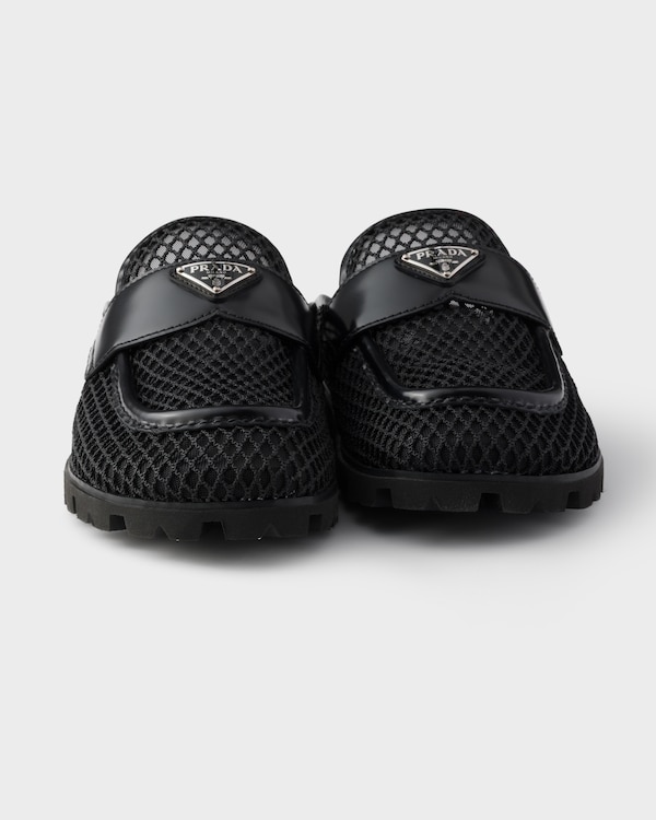 Mesh fabric mules - Black Mesh fabric mules - Black