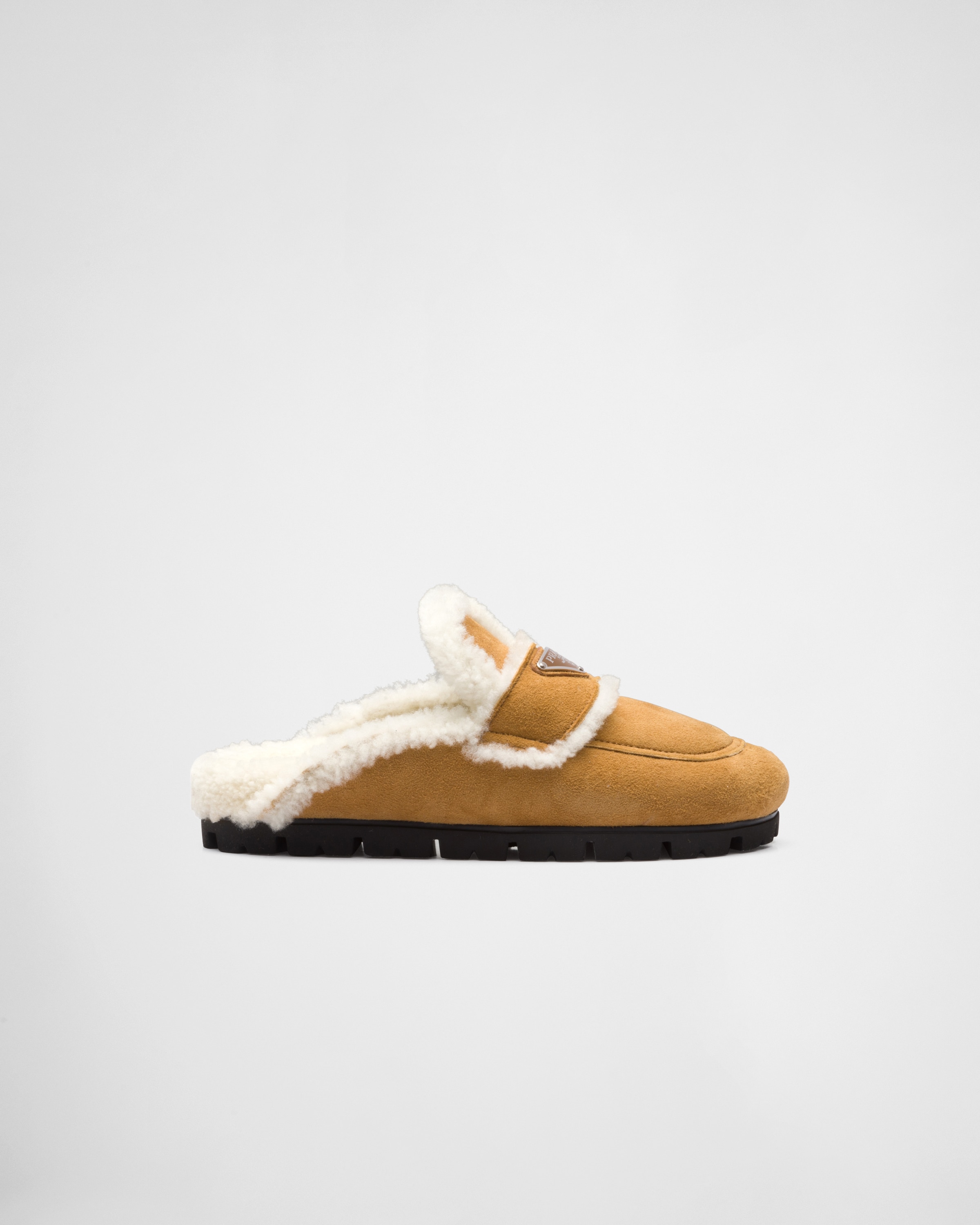 Prada fur slippers outlet
