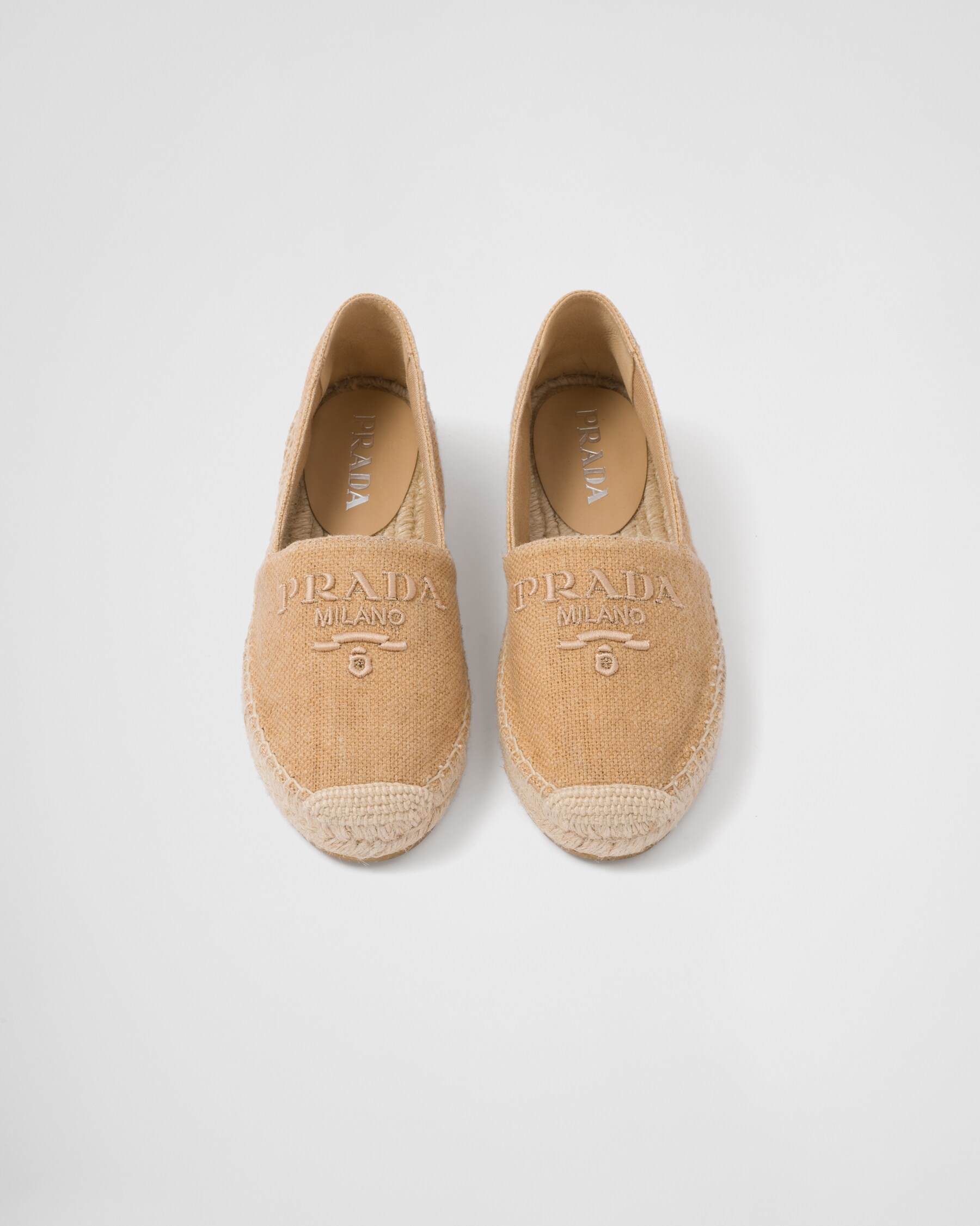 PRADA 26S SANDAL ESPADRILLES IN BROWN CALFSKIN main image 0