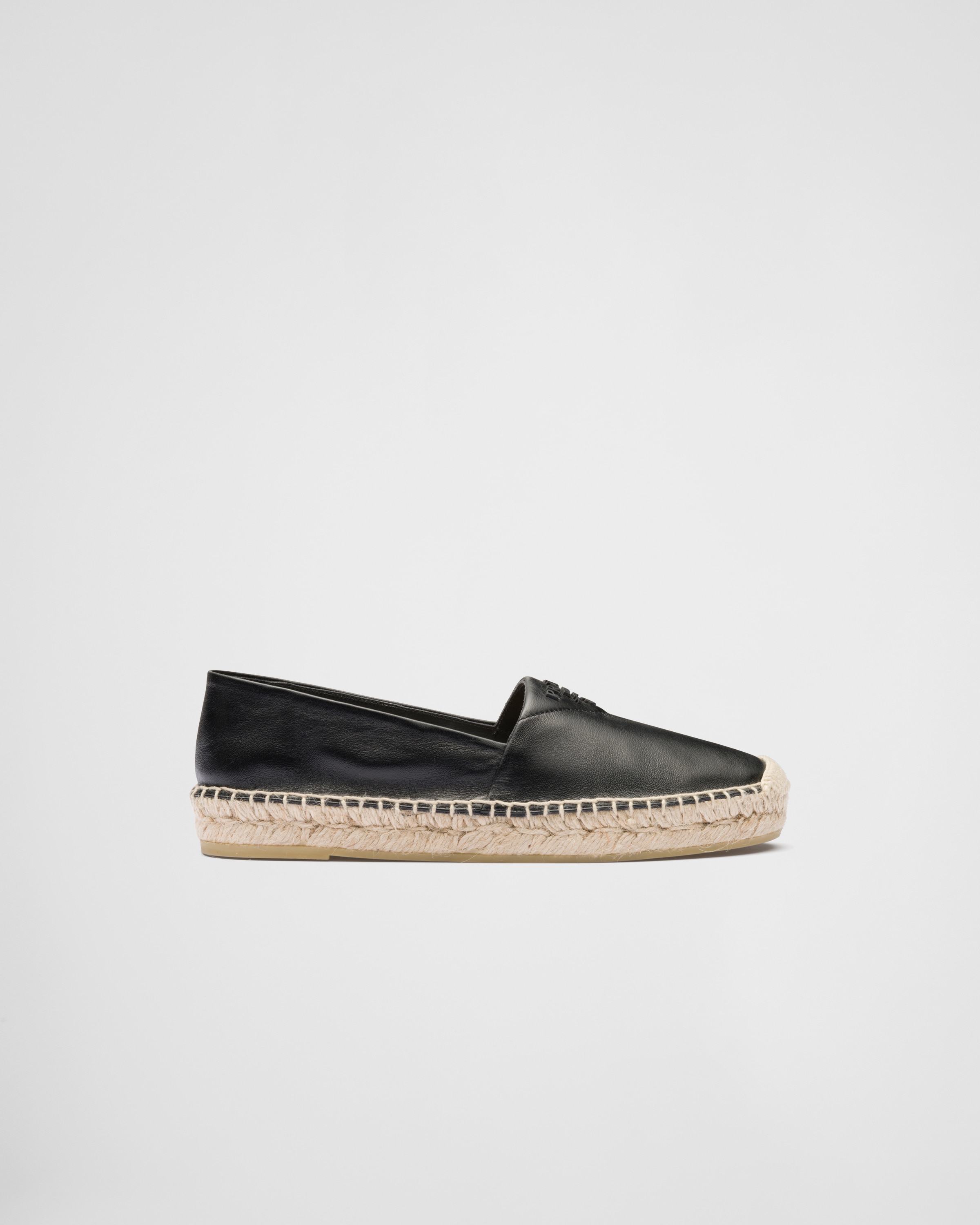 Black Nappa leather espadrilles | Prada