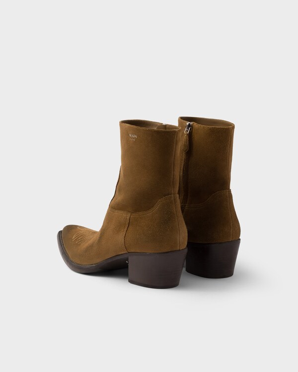 Suede booties Suede booties