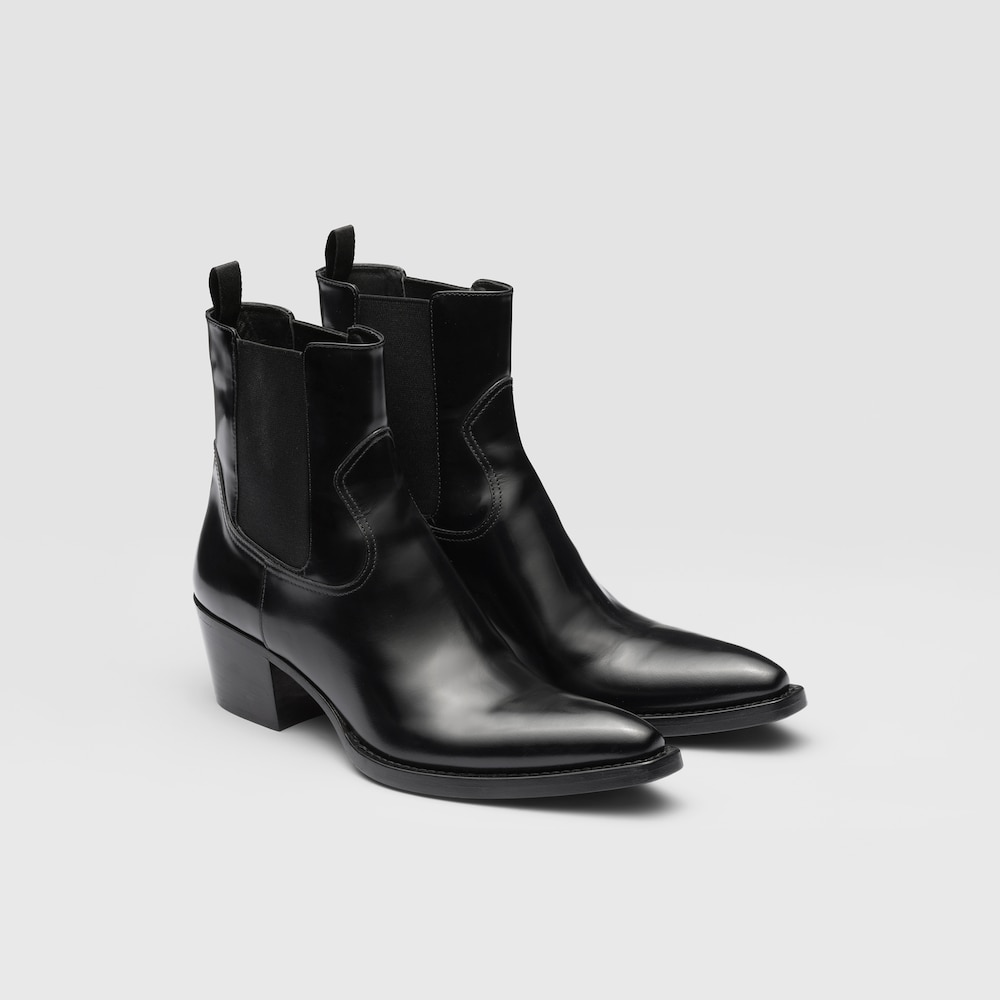 Prada Brushed leather boots 1