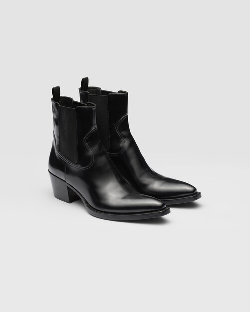 Prada Brushed leather boots 1