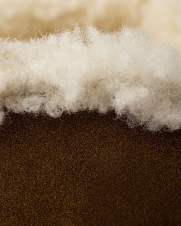 Stiefeletten aus Wildleder und Lammfell Stiefeletten aus Wildleder und Lammfell