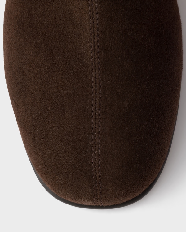 Suede booties - Dark Brown Suede booties - Dark Brown