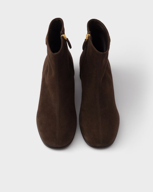 Suede booties - Dark Brown Suede booties - Dark Brown