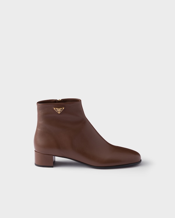 Nappa leather booties Nappa leather booties