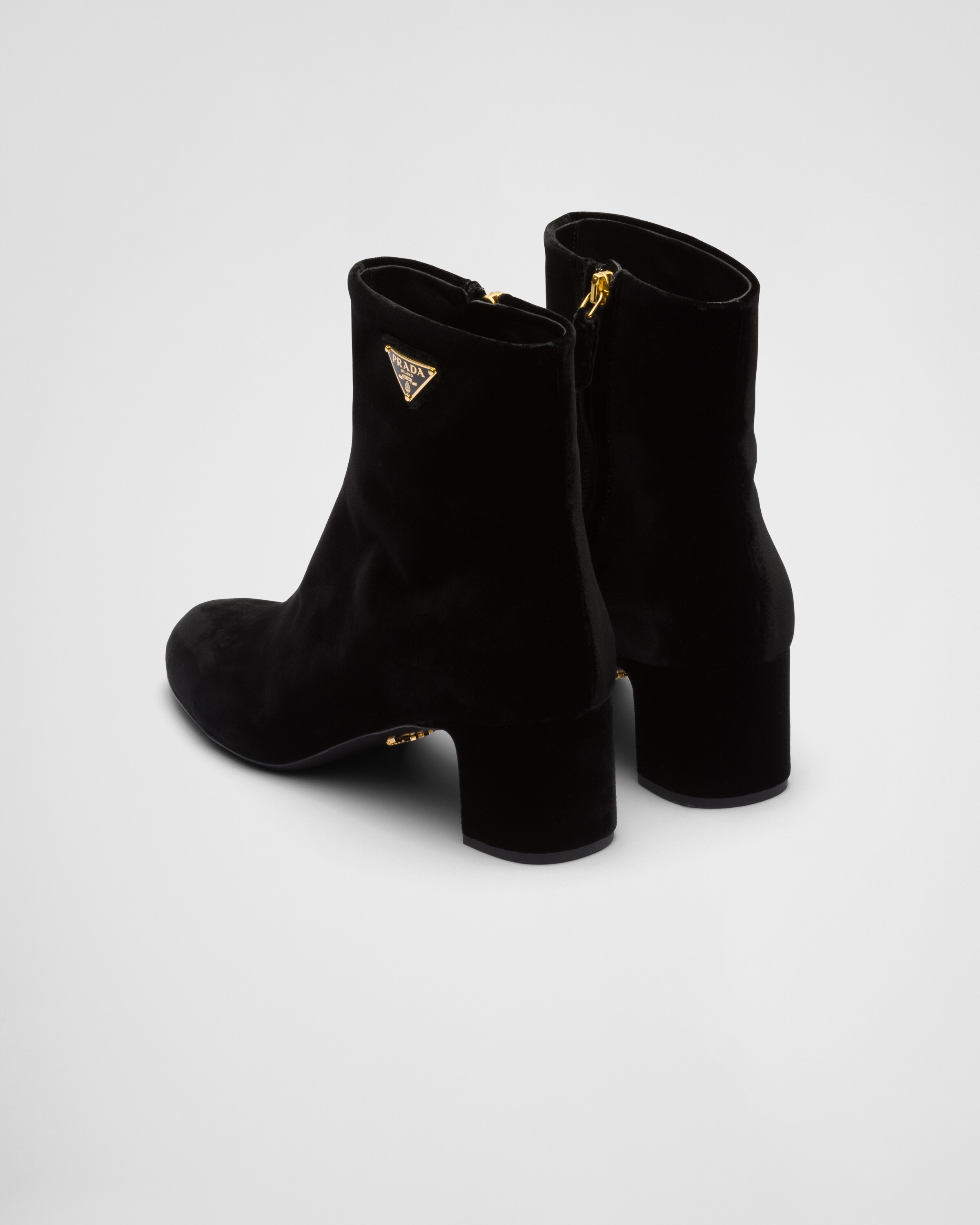 Prada velvet ankle boots store