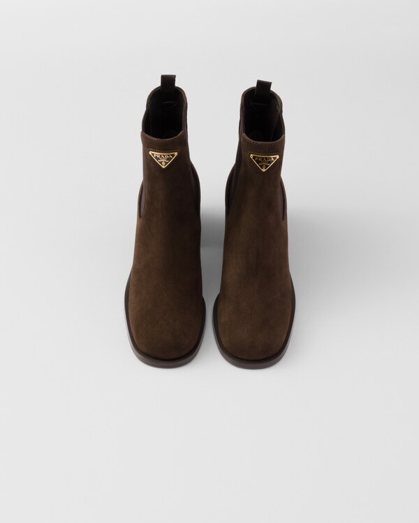 Suede booties Suede booties