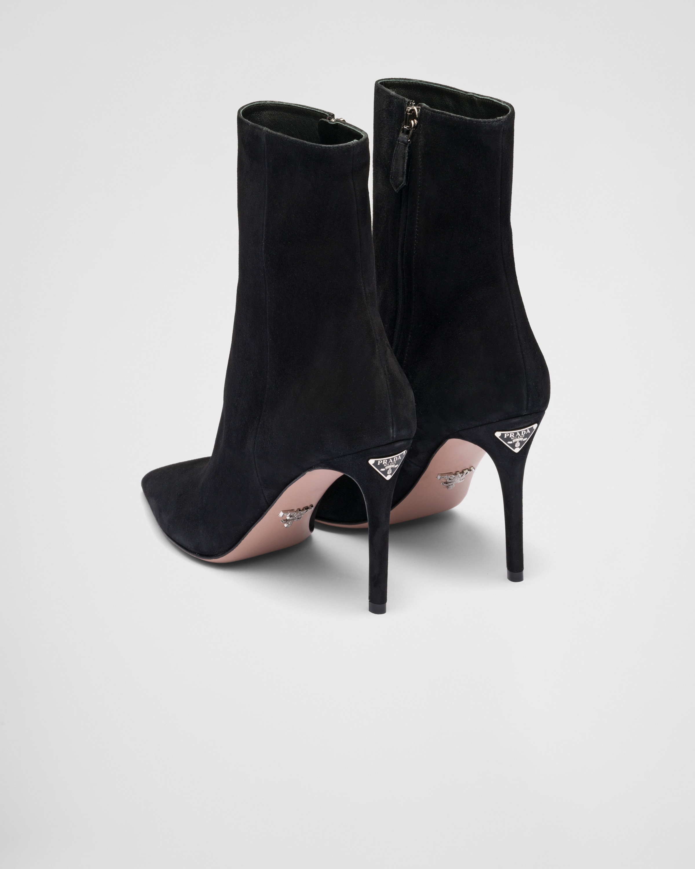 Prada suede booties hotsell