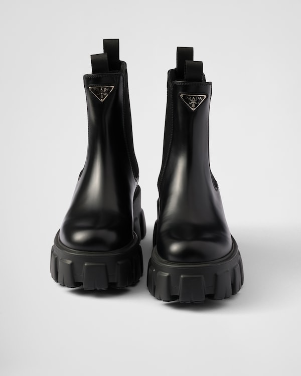 Monolith brushed leather Chelsea boots Monolith brushed leather Chelsea boots