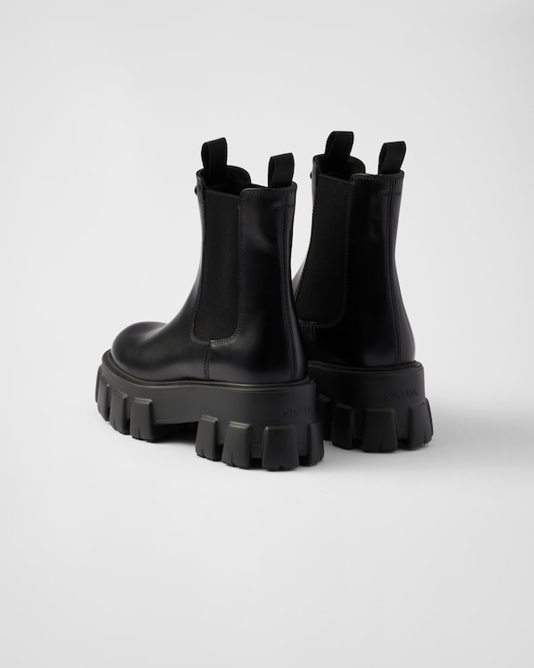 Monolith brushed leather Chelsea boots Monolith brushed leather Chelsea boots