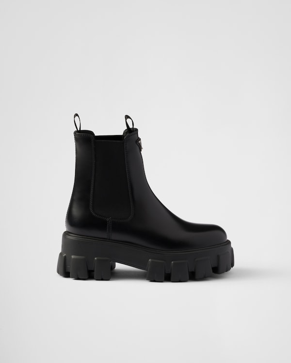 Monolith brushed leather Chelsea boots Monolith brushed leather Chelsea boots
