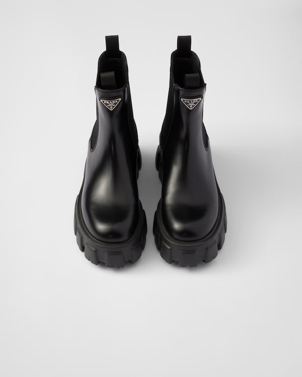 Monolith brushed leather Chelsea boots Monolith brushed leather Chelsea boots