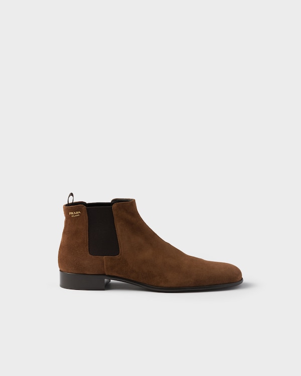 Bottines en veau velours Bottines en veau velours