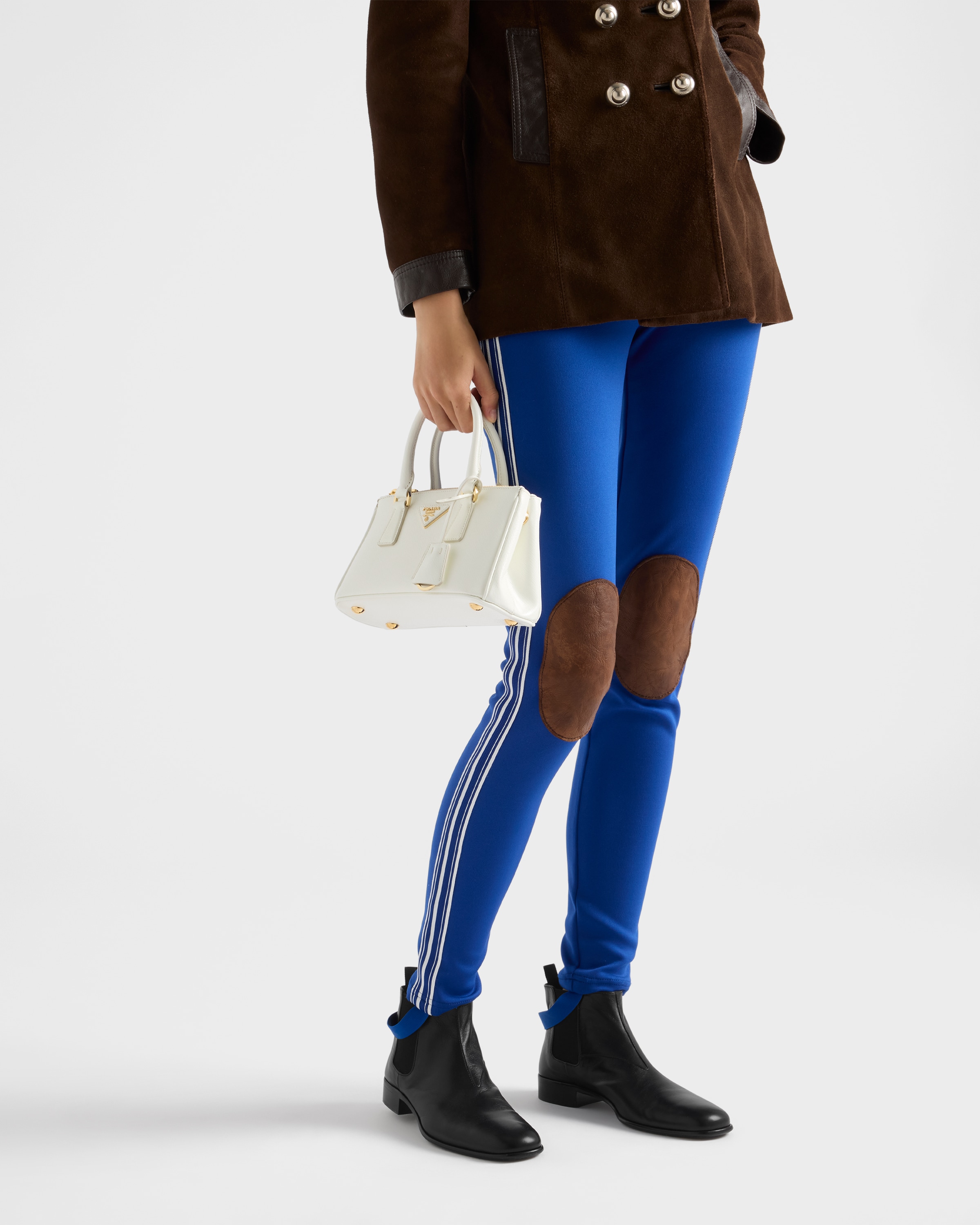 ブラック レザー ブーティー | PRADA