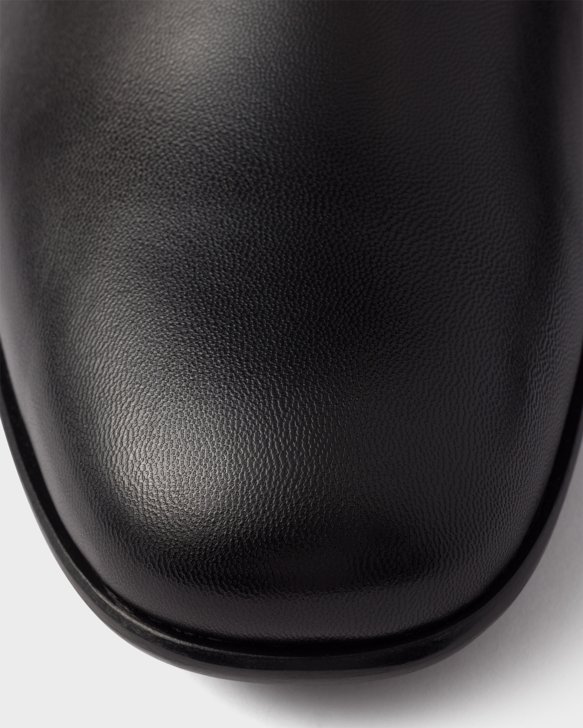 Leather booties