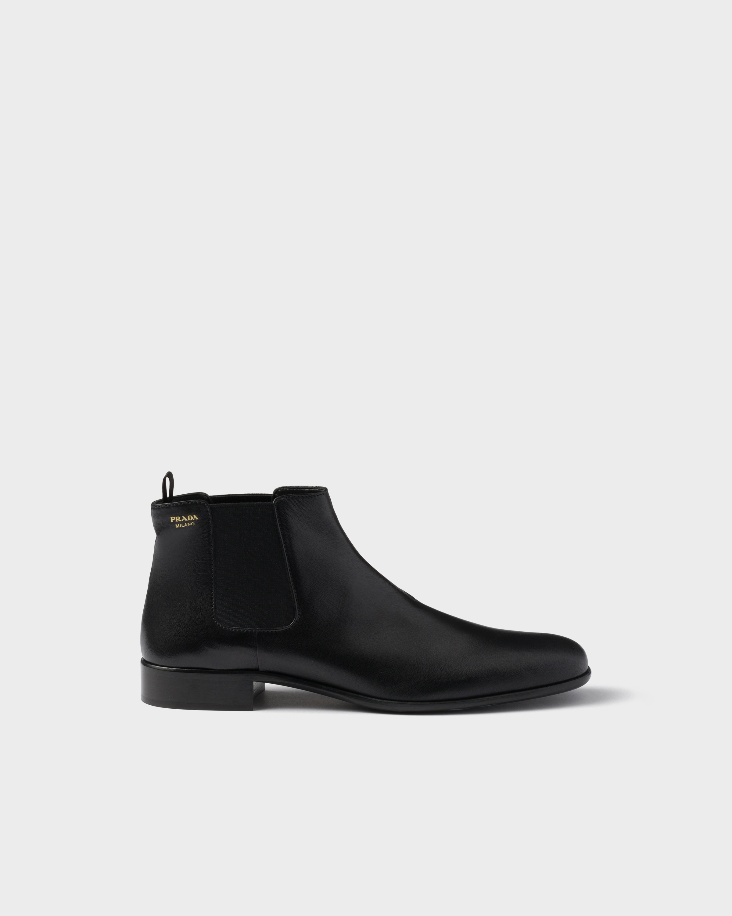 Leather booties