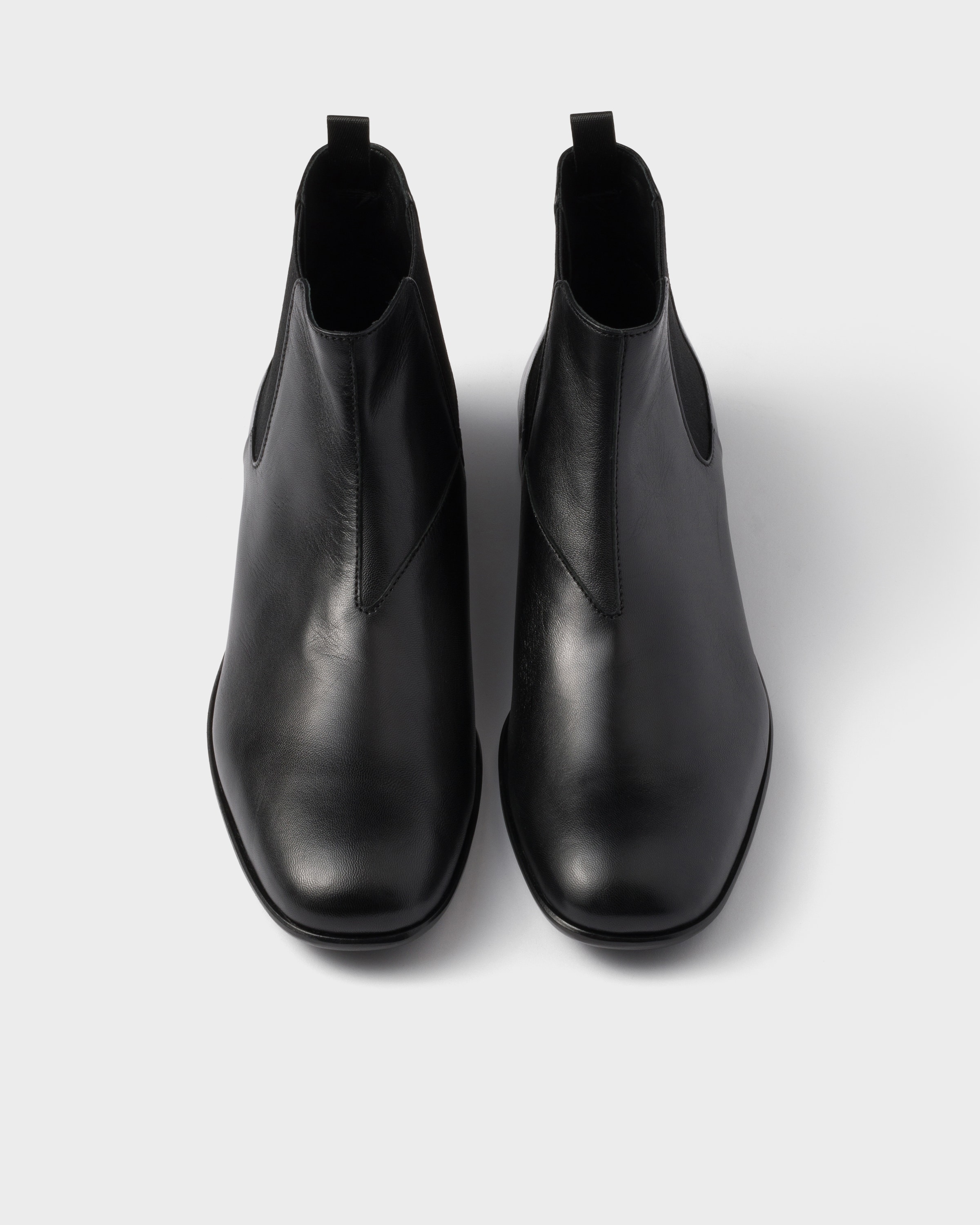 Leather booties