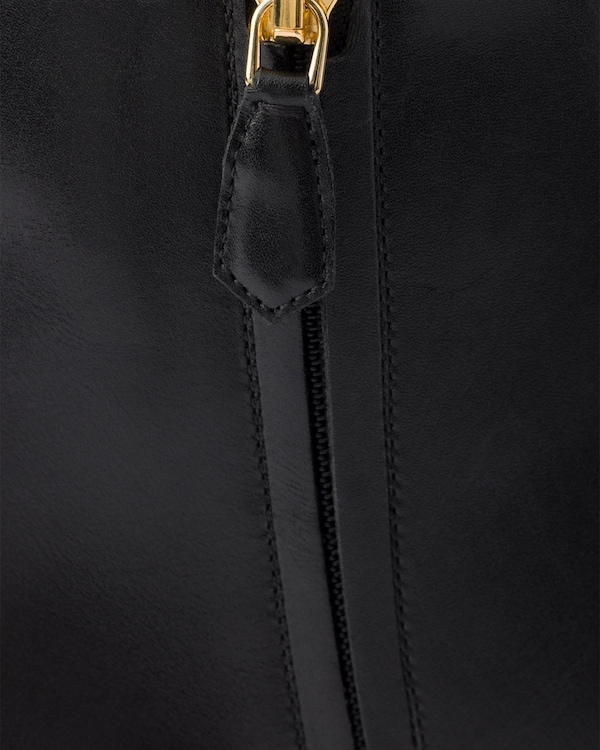 Bottines en veau velours - Marron Foncé Bottines en veau velours - Marron Foncé