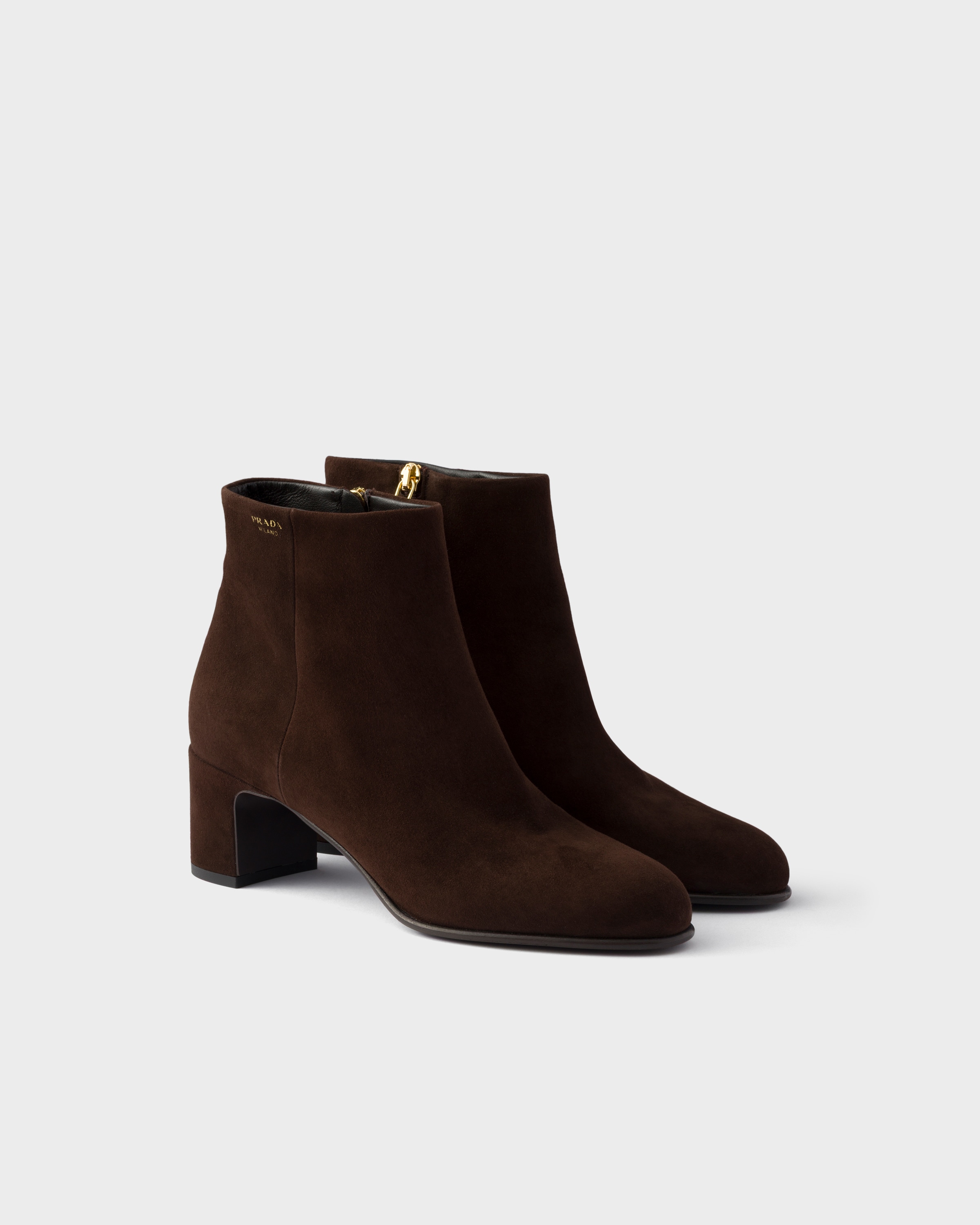 Suede booties