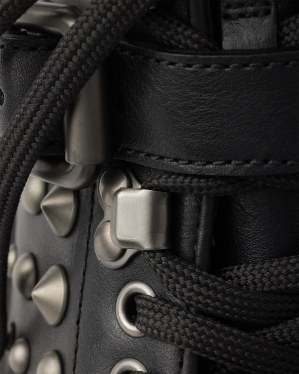 Monolith studded leather booties - Black Monolith studded leather booties - Black