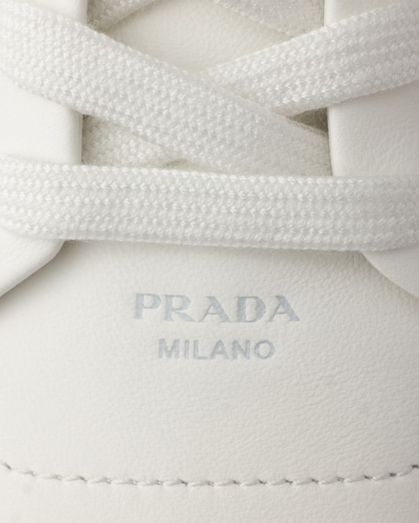 Court leather high-top sneakers - White Court leather high-top sneakers - White
