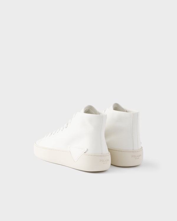 Court leather high-top sneakers - White Court leather high-top sneakers - White