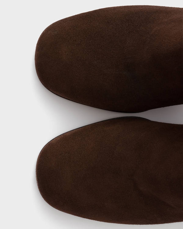 Suede booties - Dark Brown Suede booties - Dark Brown