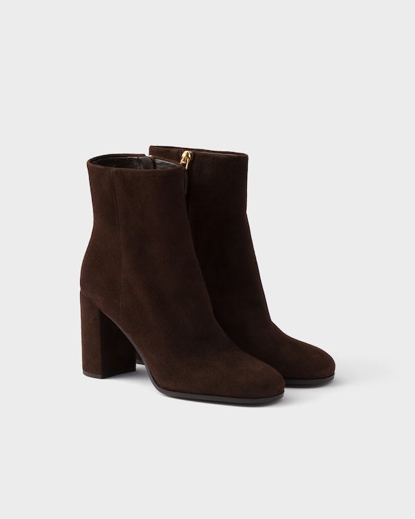 Suede booties - Dark Brown Suede booties - Dark Brown