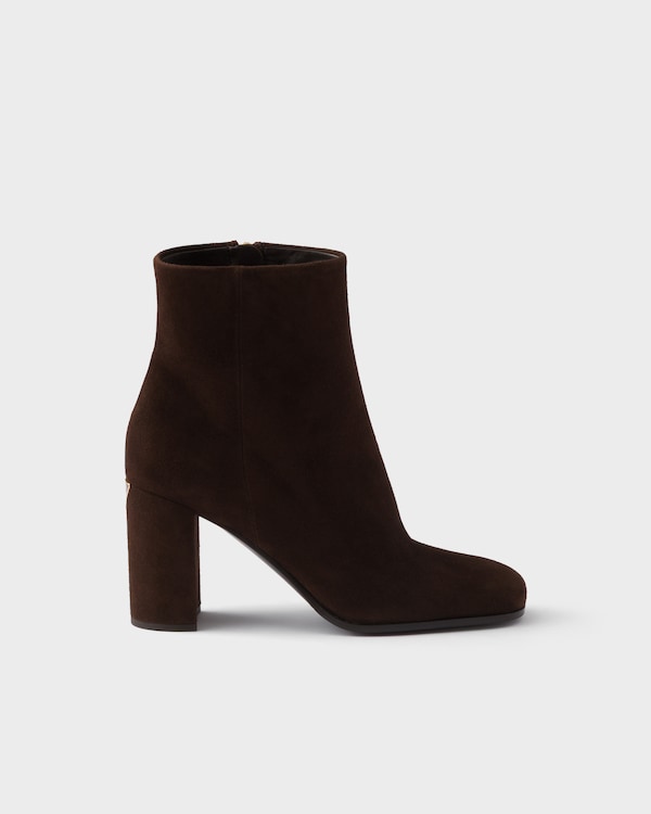 Suede booties - Dark Brown Suede booties - Dark Brown