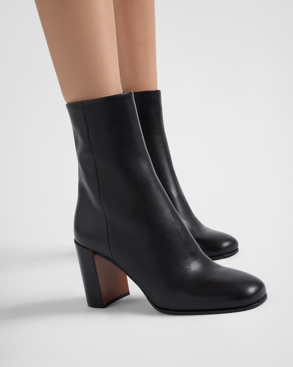 Leather booties Leather booties