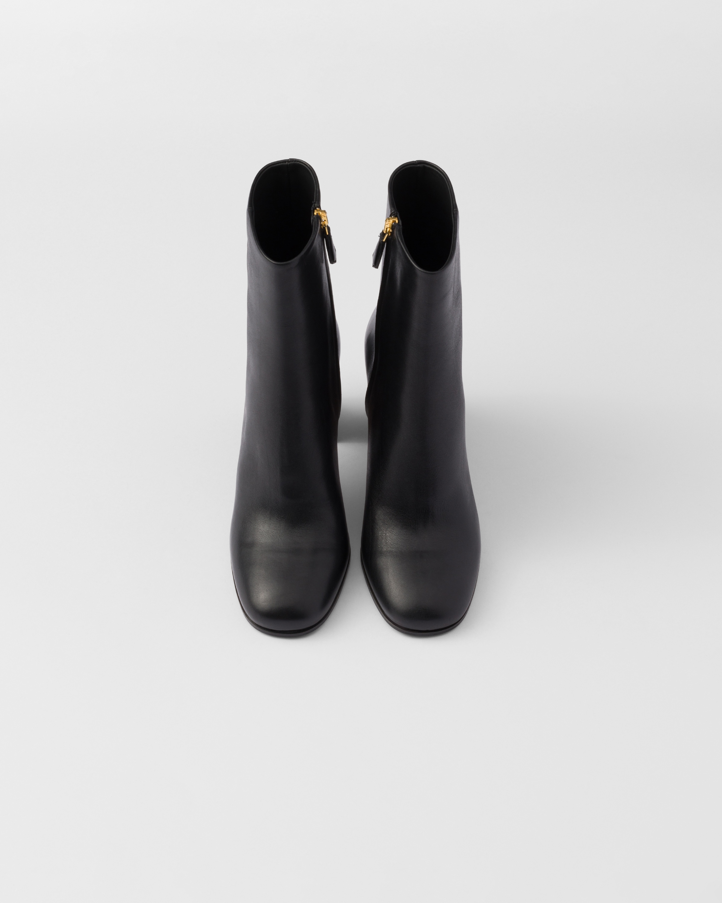 Black Leather booties | PRADA