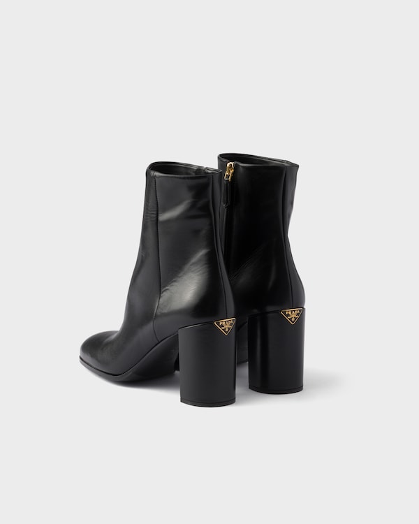 Leather booties - Black Leather booties - Black