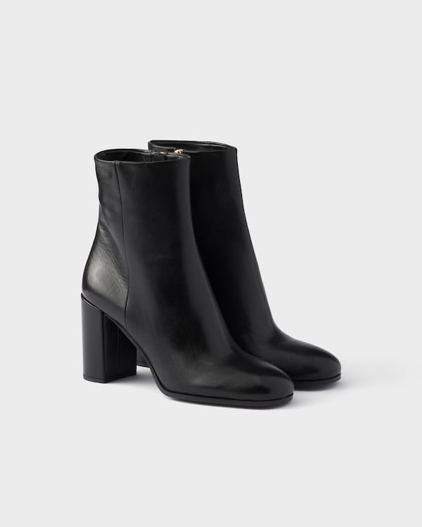 Leather booties - Black Leather booties - Black