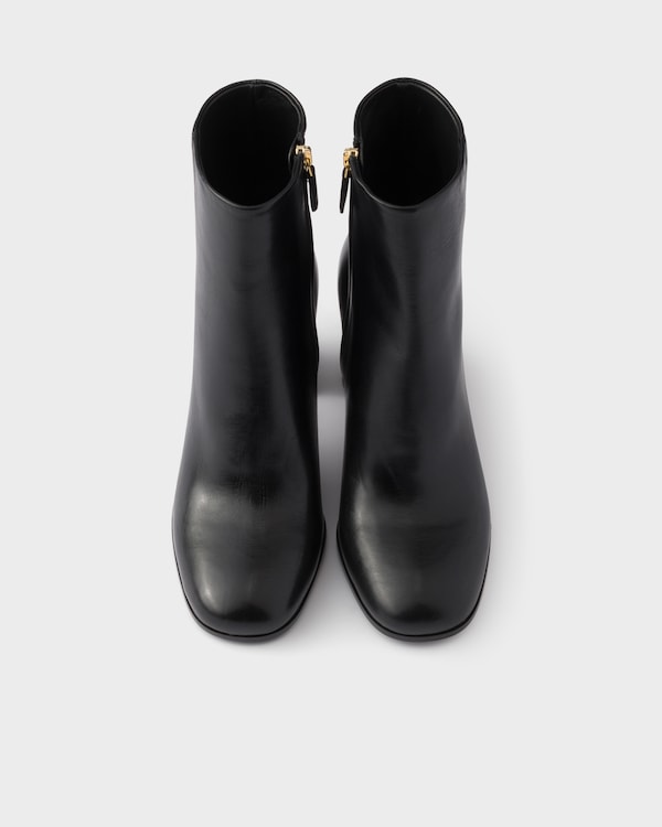 Leather booties - Black Leather booties - Black