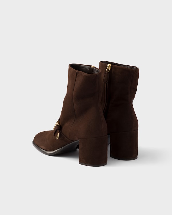 Suede booties - Dark Brown Suede booties - Dark Brown