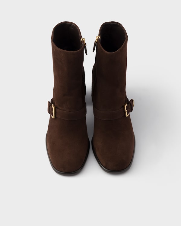 Suede booties - Dark Brown Suede booties - Dark Brown