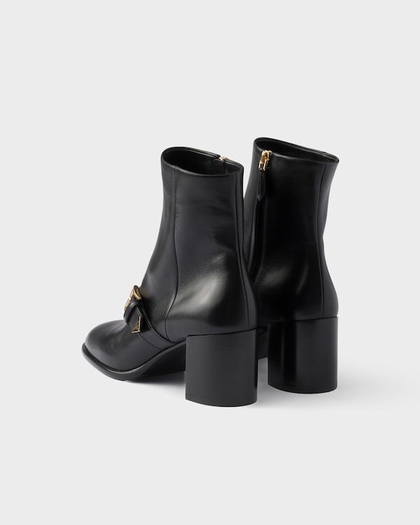 Leather booties - Black Leather booties - Black
