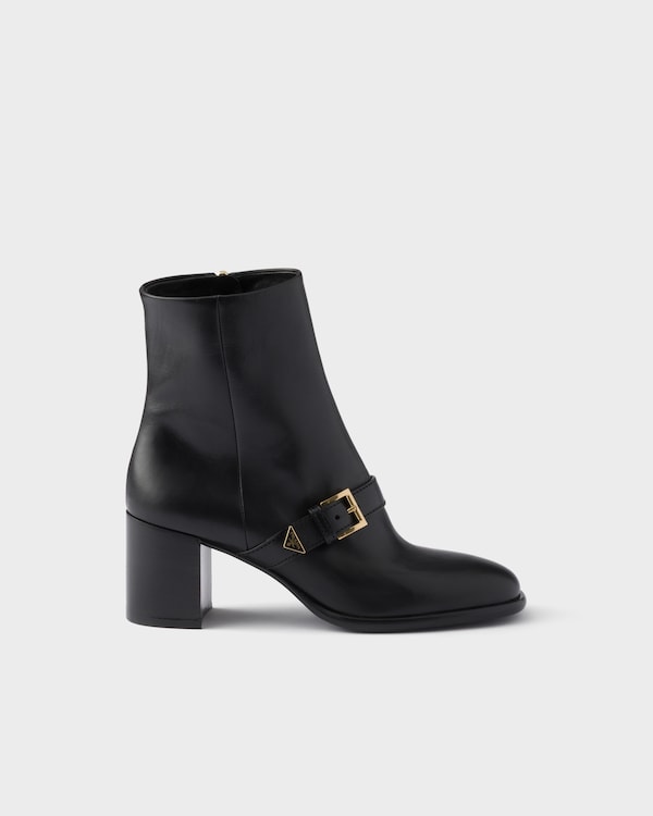Leather booties - Black Leather booties - Black