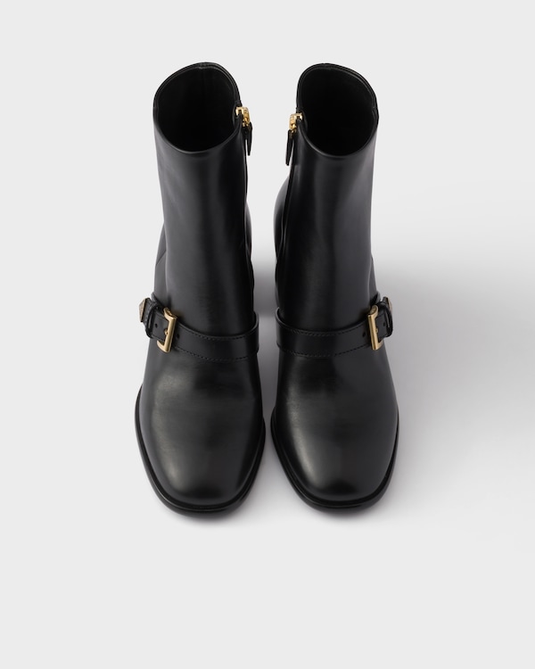 Leather booties - Black Leather booties - Black