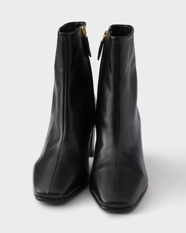 Leather booties - Black Leather booties - Black