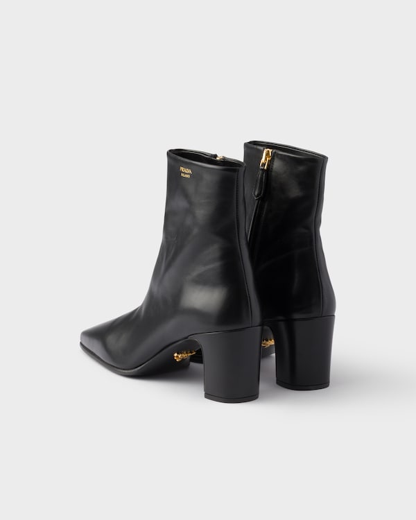 Leather booties - Black Leather booties - Black