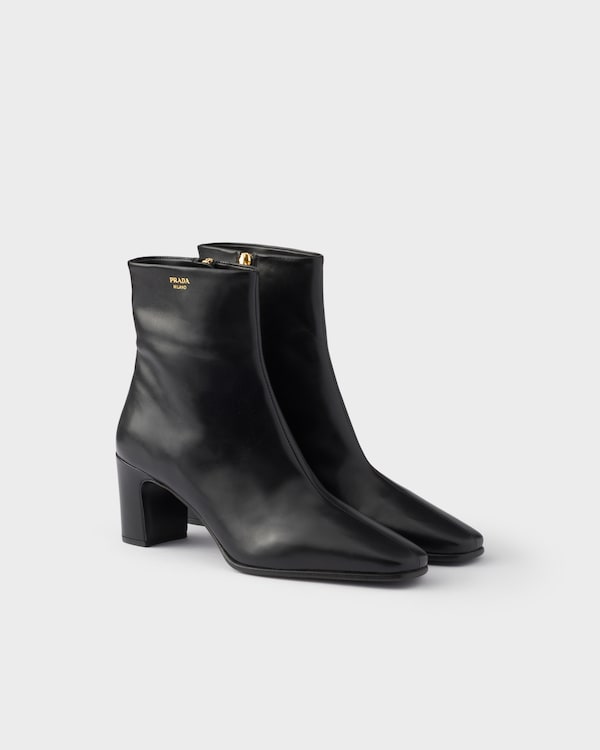 Leather booties - Black Leather booties - Black