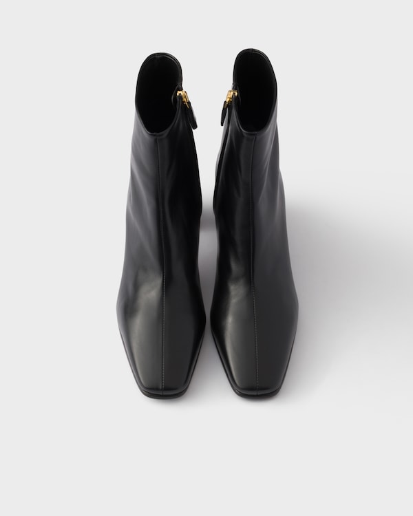 Leather booties - Black Leather booties - Black