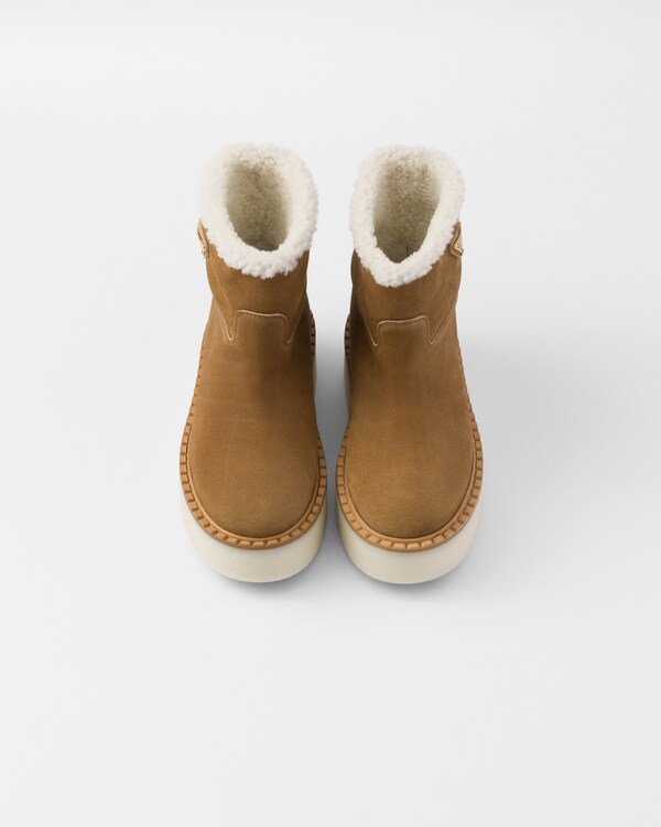 Bottines en veau velours Bottines en veau velours