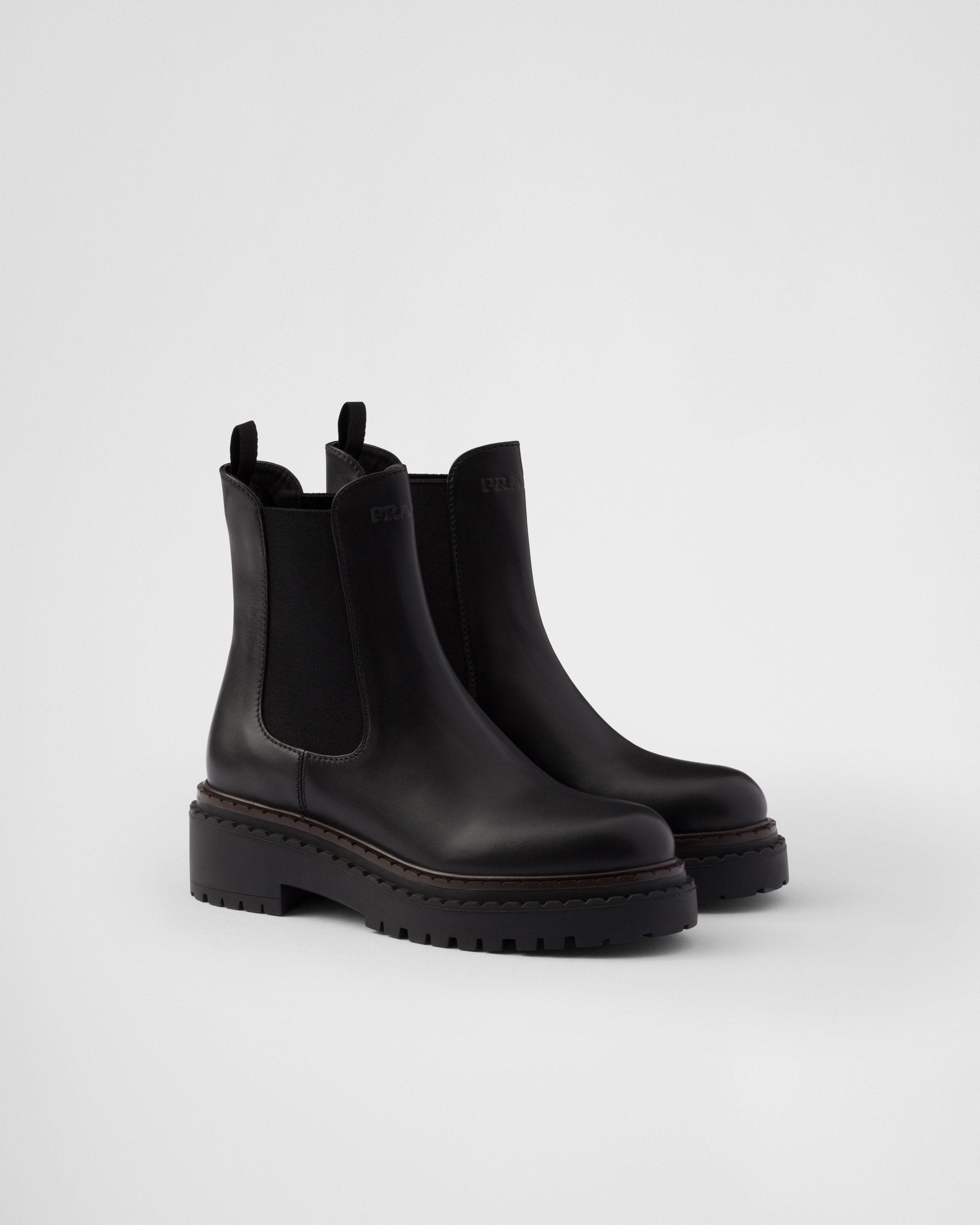 Prada buckle boots deals