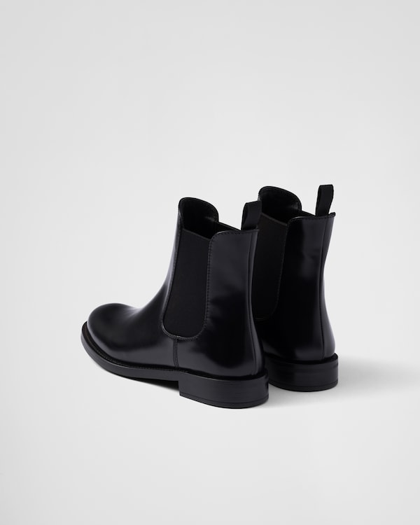 Brushed leather ankle boots Brushed leather ankle boots