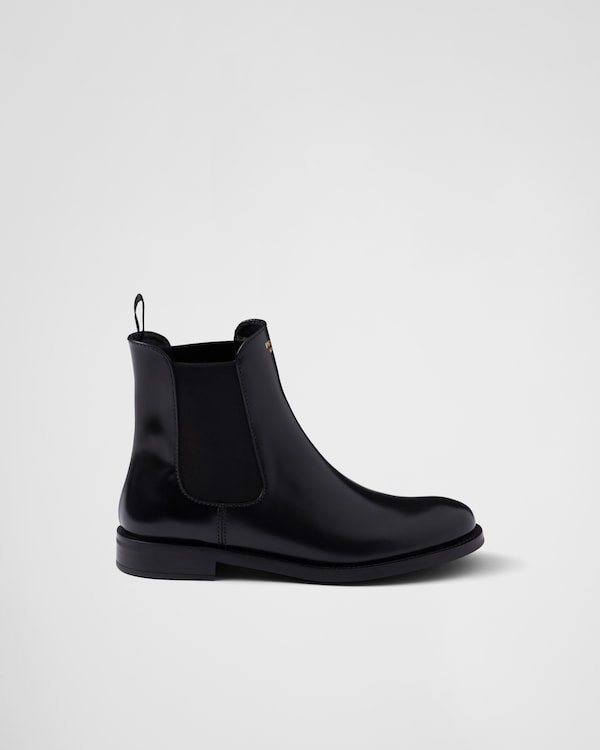 Brushed leather ankle boots Brushed leather ankle boots